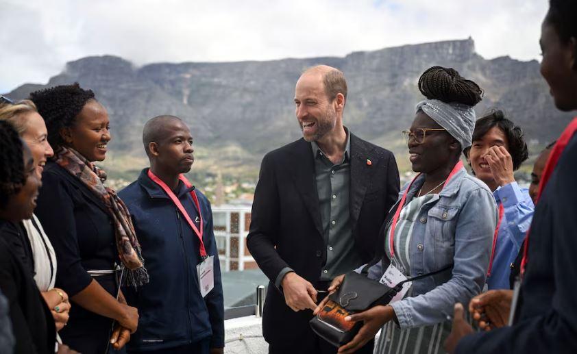 UK's Prince William arrives in South Africa for climate-focused trip