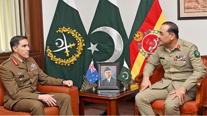 COAS Munir and Australia army chief vow to strengthen defense cooperation