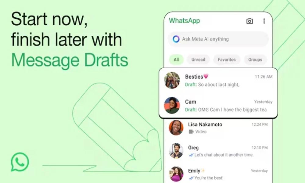 New ‘Draft’ feature in WhatsApp