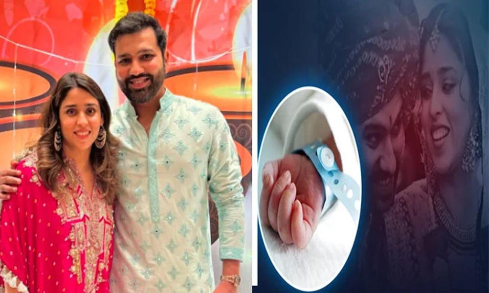 Rohit Sharma welcomes baby boy