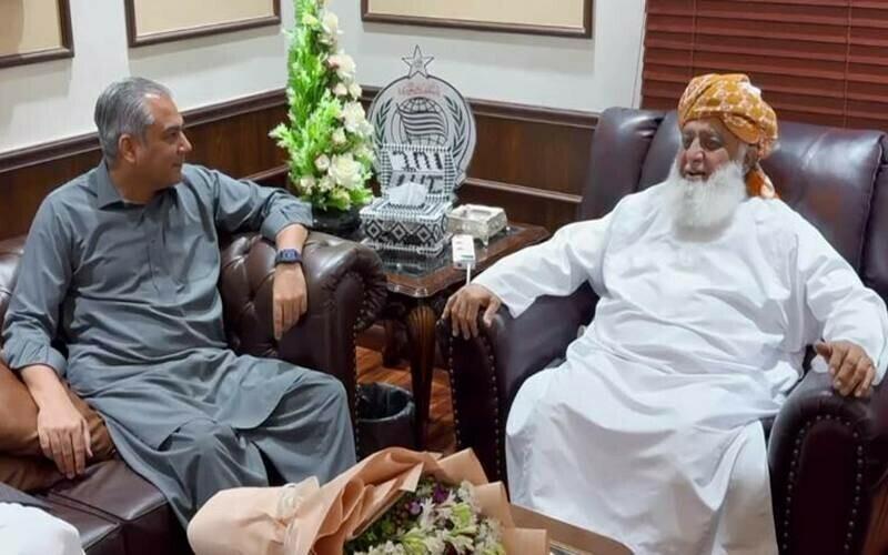 وزیرداخلہ محسن نقوی کی مولانا فضل الرحمان سے ملاقات