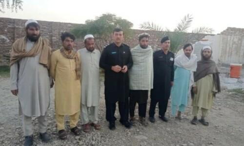 Police safely recover seven cops abducted in KP’s Bannu