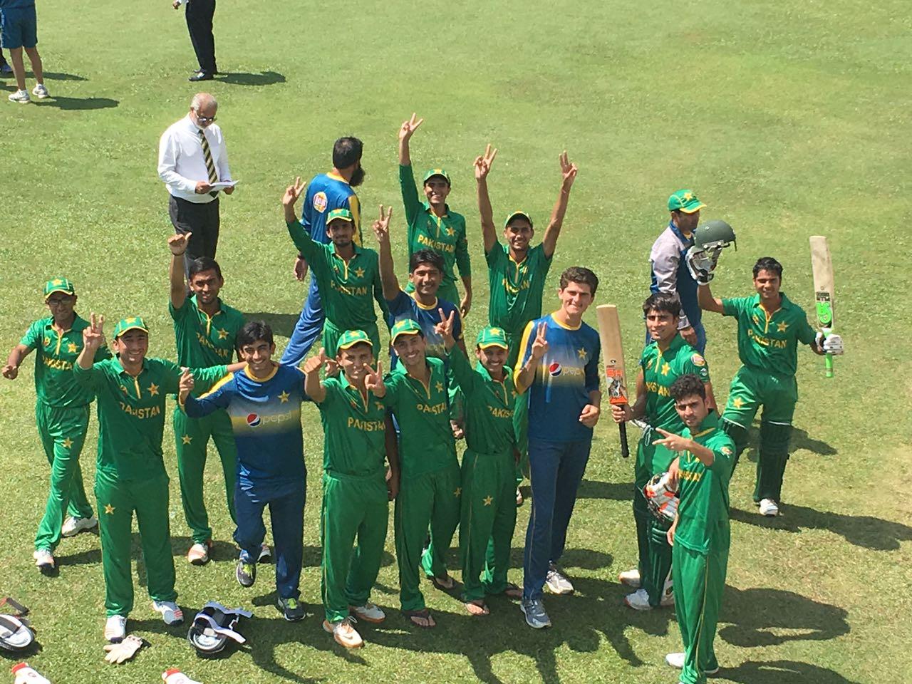 Pakistan U-19 beat Afghanistan by 13 runs in Tri-nation series 