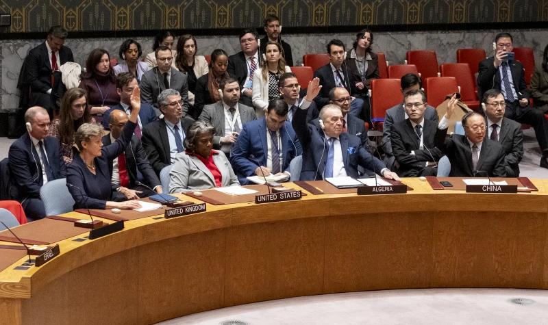 US vetoes UN Security Council resolution on Gaza ceasefire