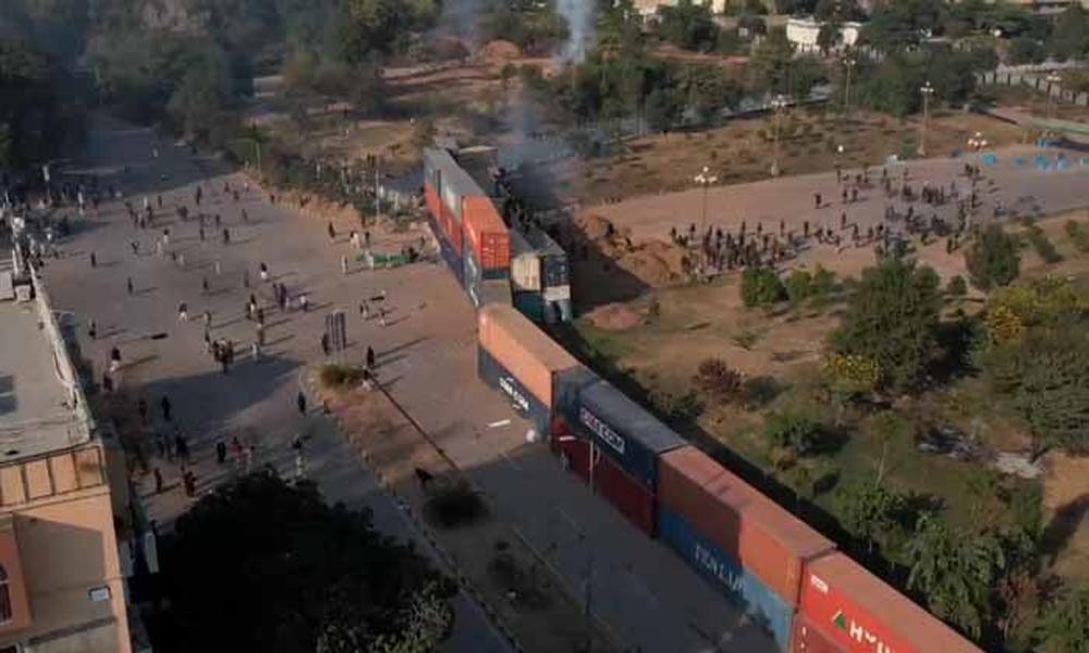 PTI protesters reach D-Chowk, heavy security on alert