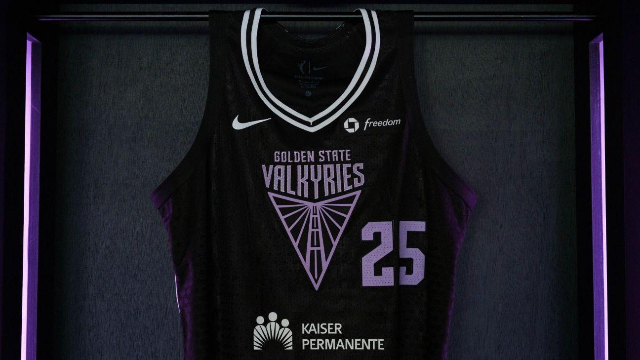 WNBA's newest team unveils uniforms: Golden State Valkyries honor Bay Area