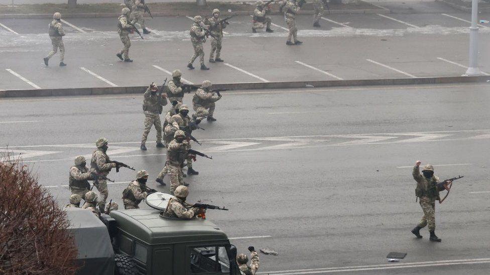 Kazakhstan unrest: Russian-led troops arrive, thousands detained