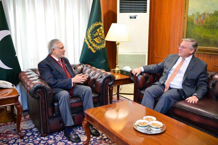 US envoy Blome calls on Deputy PM Dar