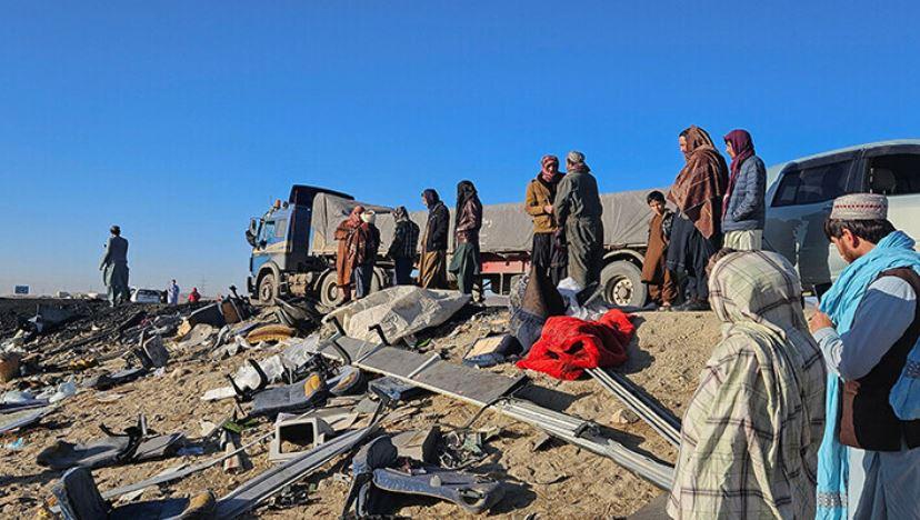 52 killed in two bus accidents in central Afghanistan