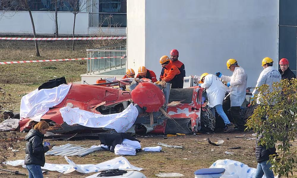 Helicopter crash at Turkish hospital kills four 