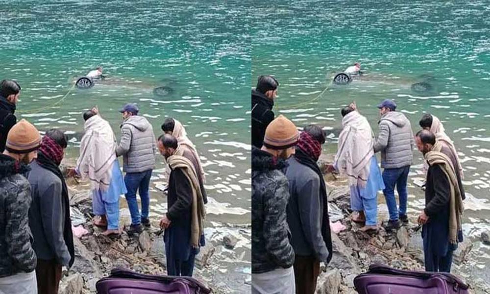 Four killed as tourist vehicle falls into Neelum River