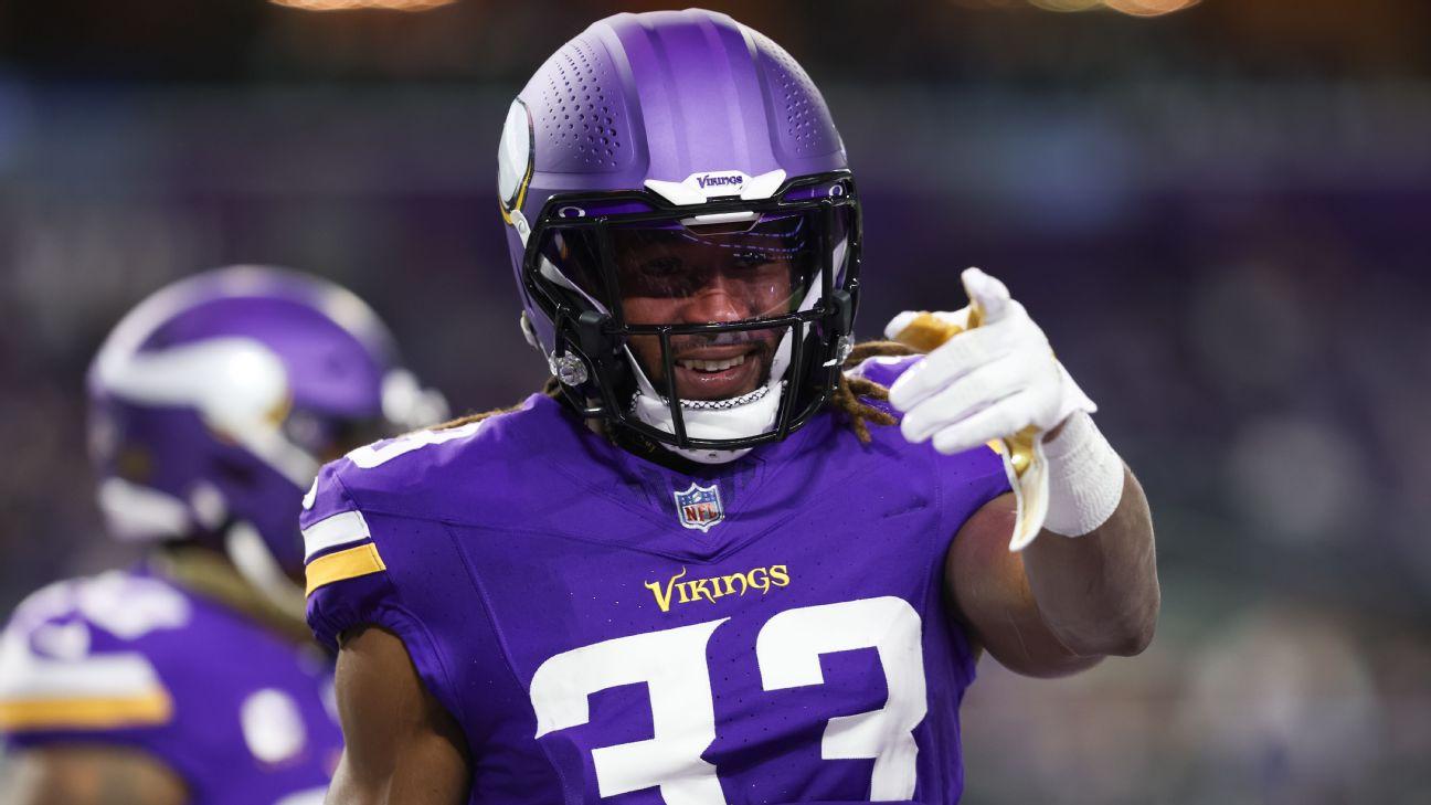 'Excellent place': RB Jones wants to stay a Viking