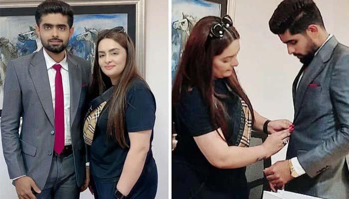 بابر اعظم کے ہمراہ سوشل میڈیا پر وائرل ہونے والی خاتون کون