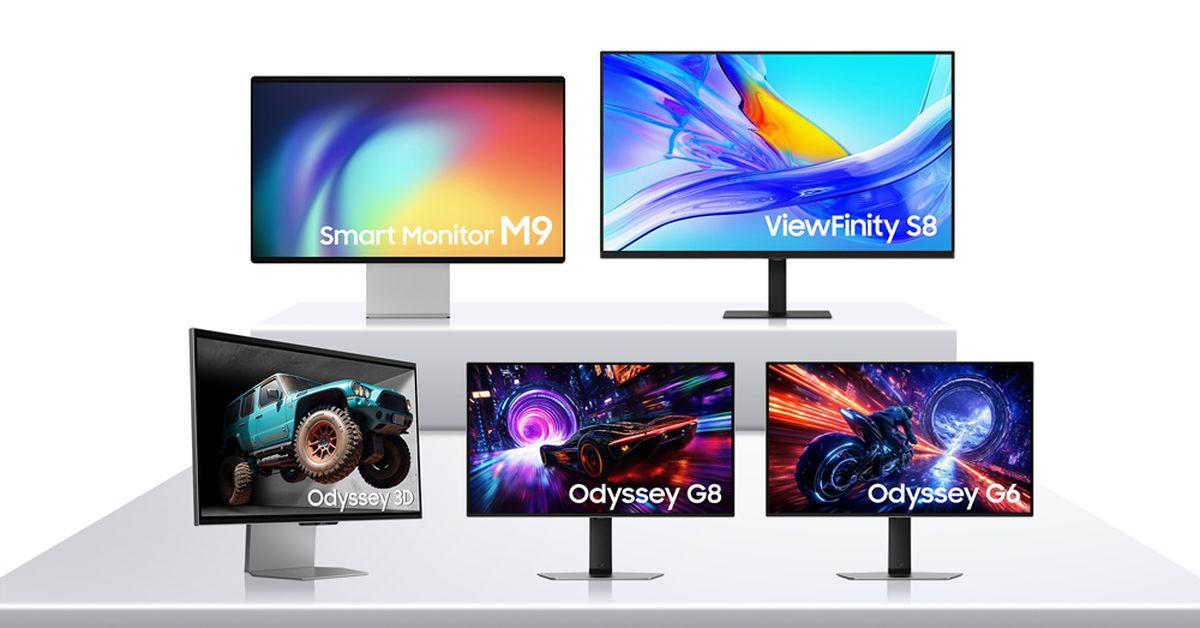 Samsung bets big on OLED and gaming with its 2025 monitor lineup