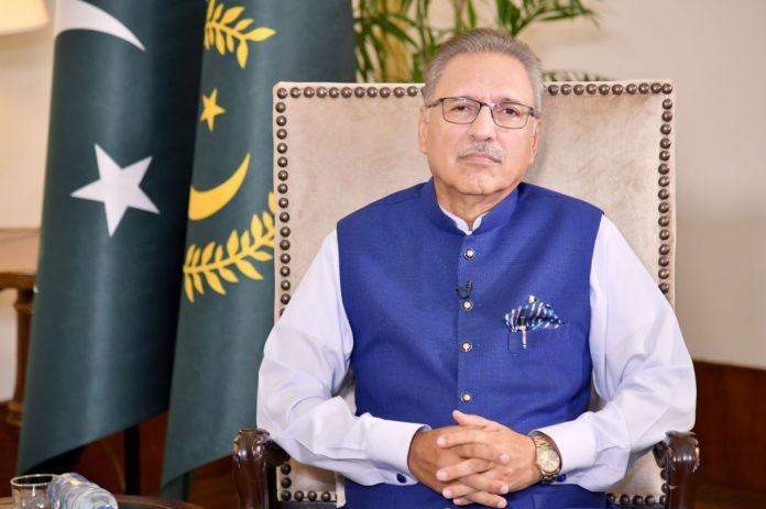 President Arif Alvi condoles with Chairman Senate over his brother's death