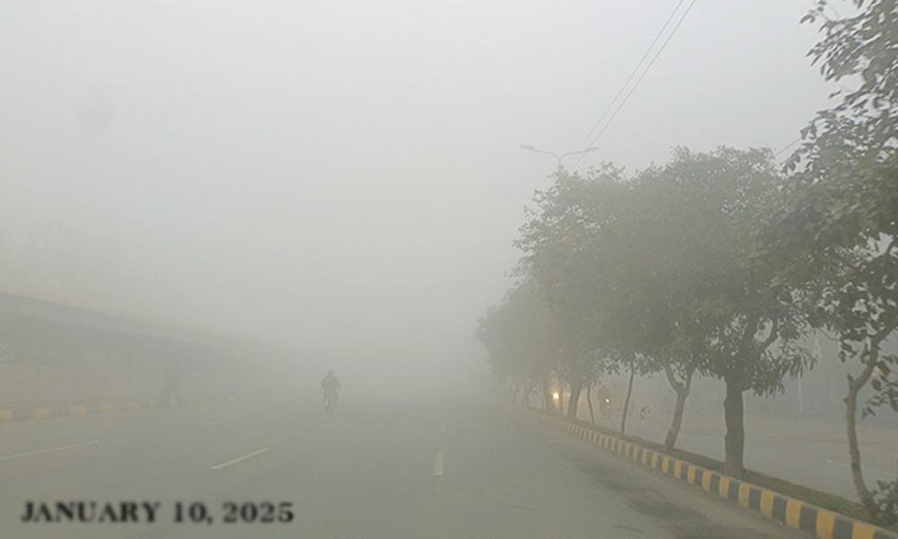 Plains of Punjab shrouded in dense fog