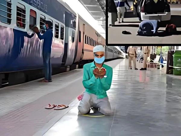 بی جے پی کی انتہا پسندی عروج پر،مودی سرکار نے ریلوے اسٹیشن کے احاطے میں نماز پڑھنا جرم بنادیا