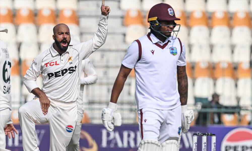 Pakistan spinners Sajid and Noman bowl West Indies out for 137