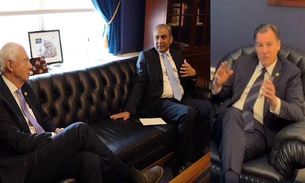 Mohsin Naqvi, US Congressmen agree to promote bilateral relations