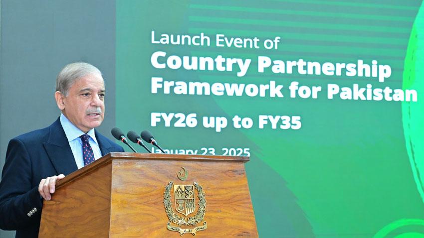 PM Shehbaz launches World Bank’s Country Partnership Framework for Pakistan