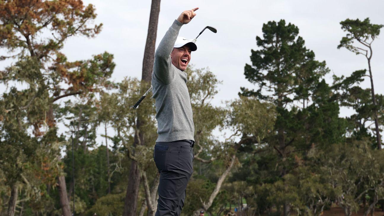 McIlroy makes slam-dunk ace at Spyglass Hill