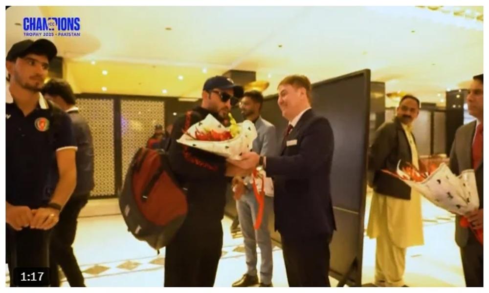 Afghan cricket team arrives in Lahore for Champions Trophy