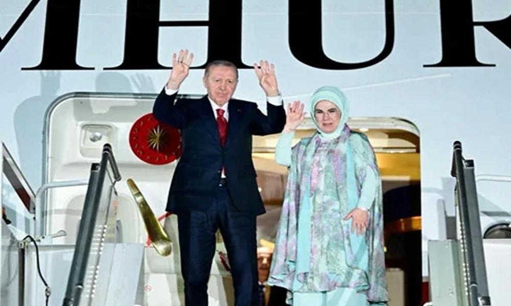 Turkish President Erdogan returns home after completing visit to Pakistan