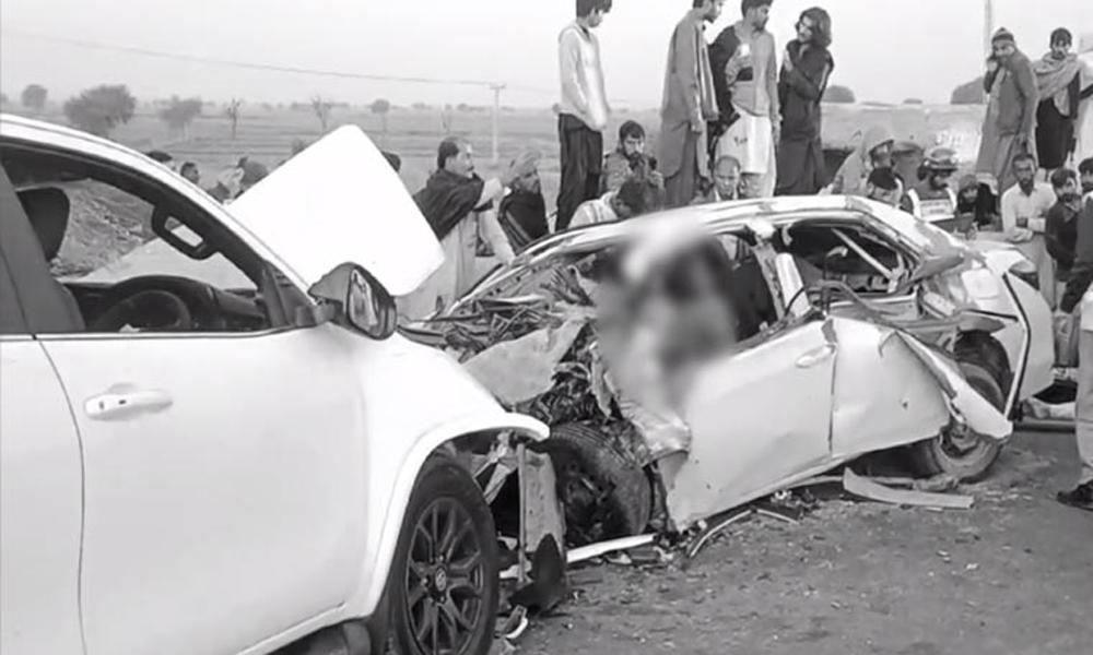 Sehwan: Five killed in two-vehicle collision on Indus Highway