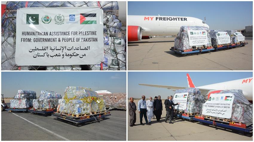 Pakistan sends relief supplies to war-torn Lebanon, Syria, Palestine