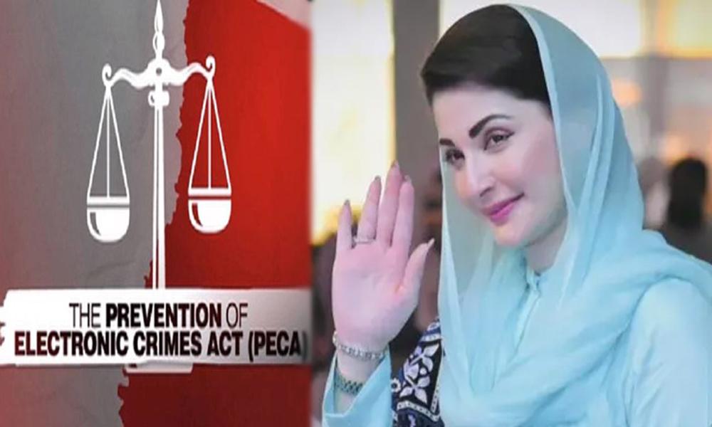 Individuals booked under PECA for propagating against Maryam Nawaz