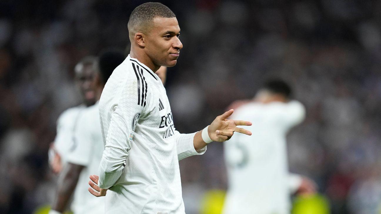 Mbappe's hat trick inspires Real Madrid as Manchester City are humbled out of Champions League