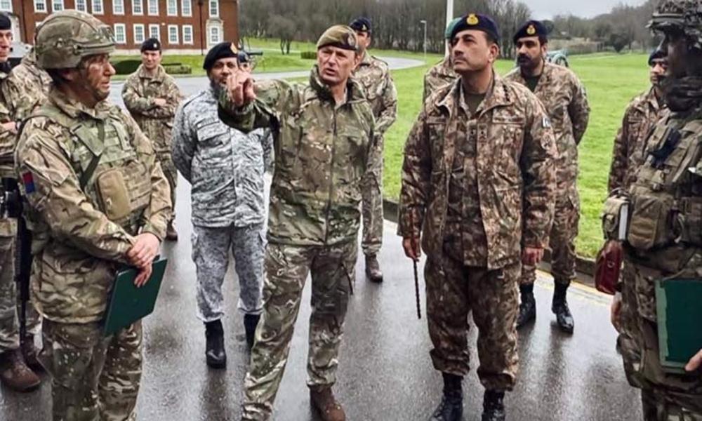 Army Chief visits UK, observes British Army systems, AI technology