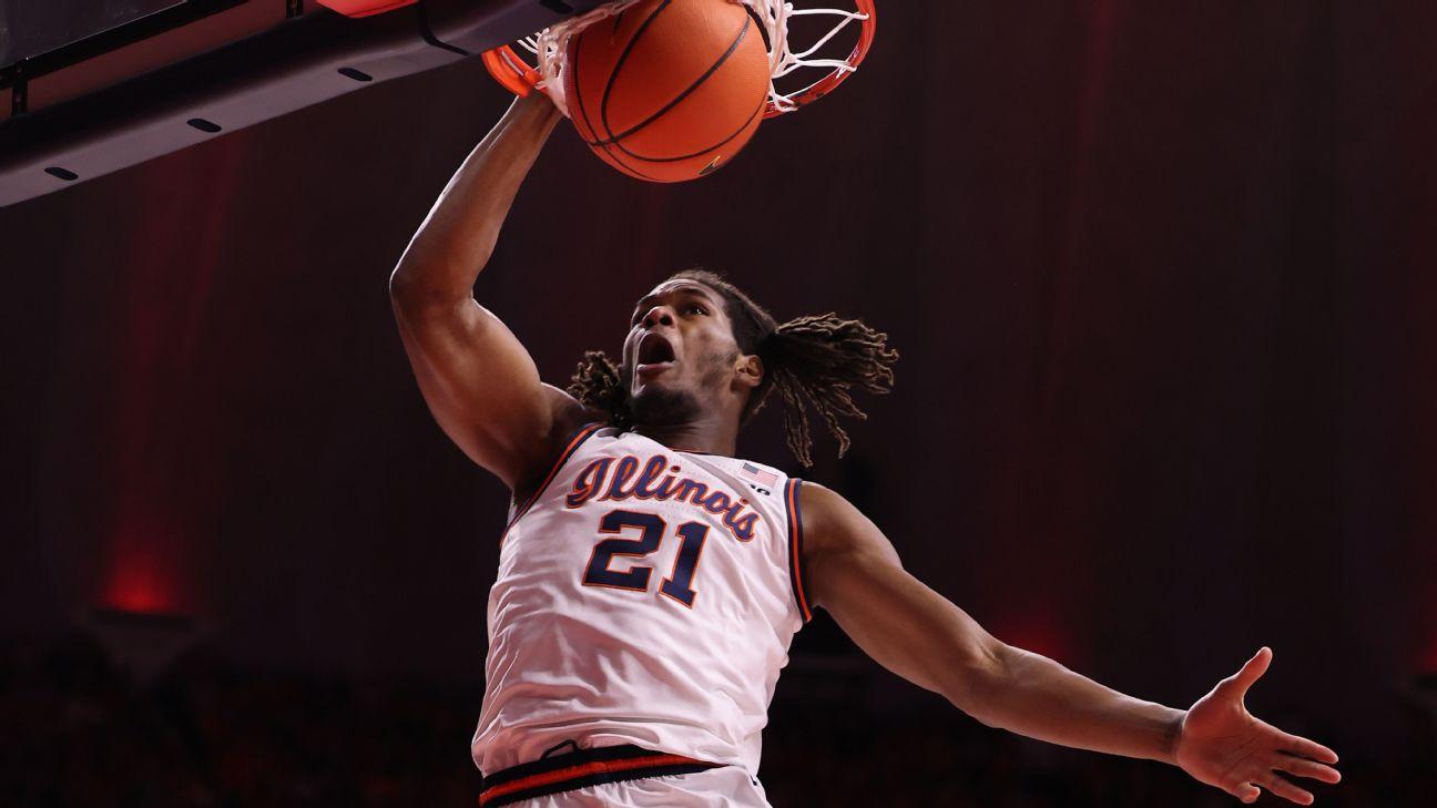 Illinois' Johnson out indefinitely with broken wrist