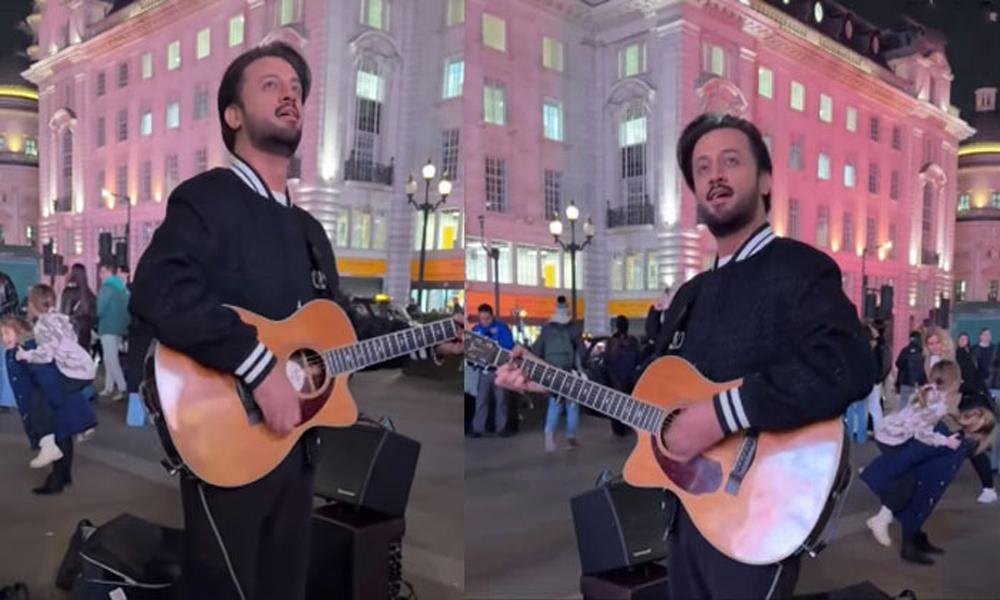 Atif Aslam's surprise performance on London streets