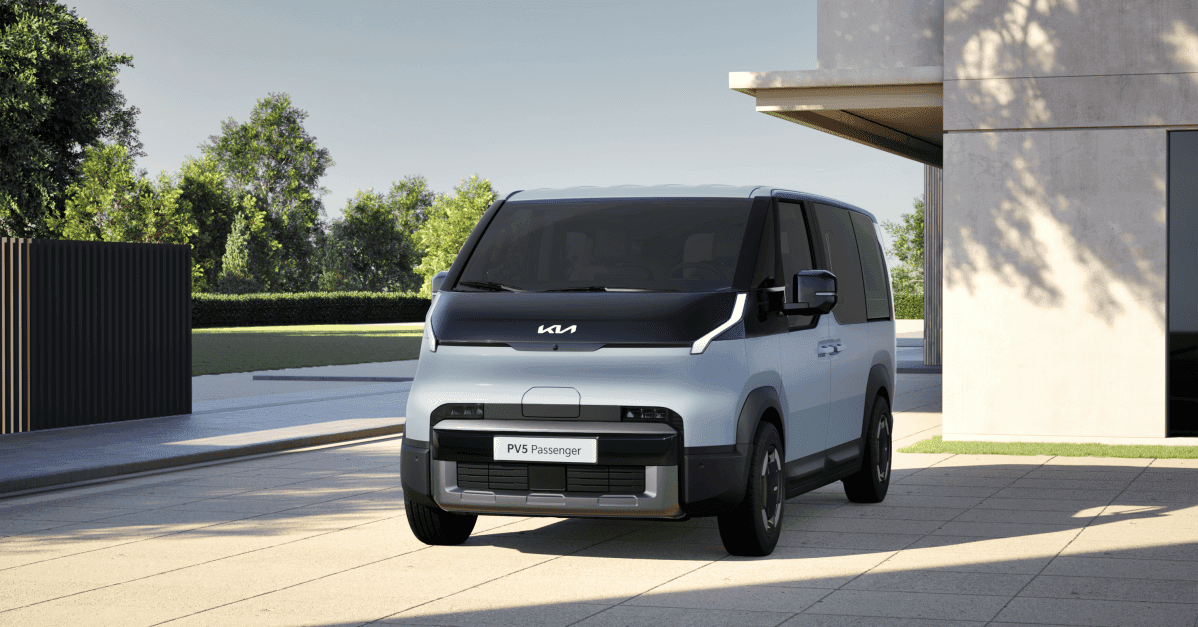 Kia unveils PV5 electric van as a futuristic people-mover