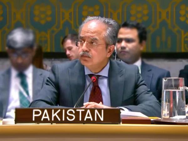 پاکستان کا اقوام متحدہ میں  غزہ جنگ بندی اور اور پائیدار امن پر زور