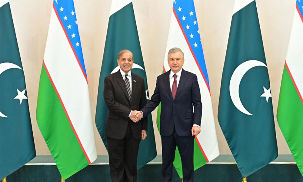 PM Shehbaz arrives at Congress Center Tashkent