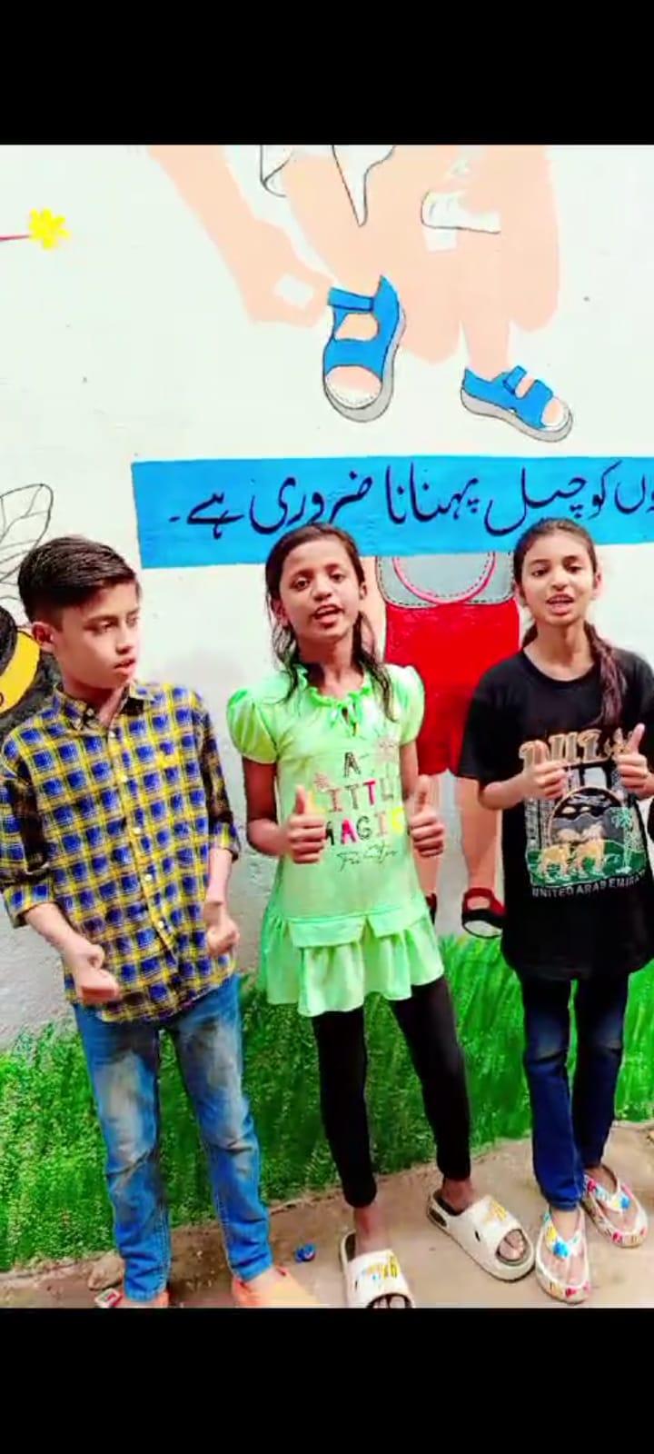 Essa Nagri transformed with wall paintings to educate on hygiene