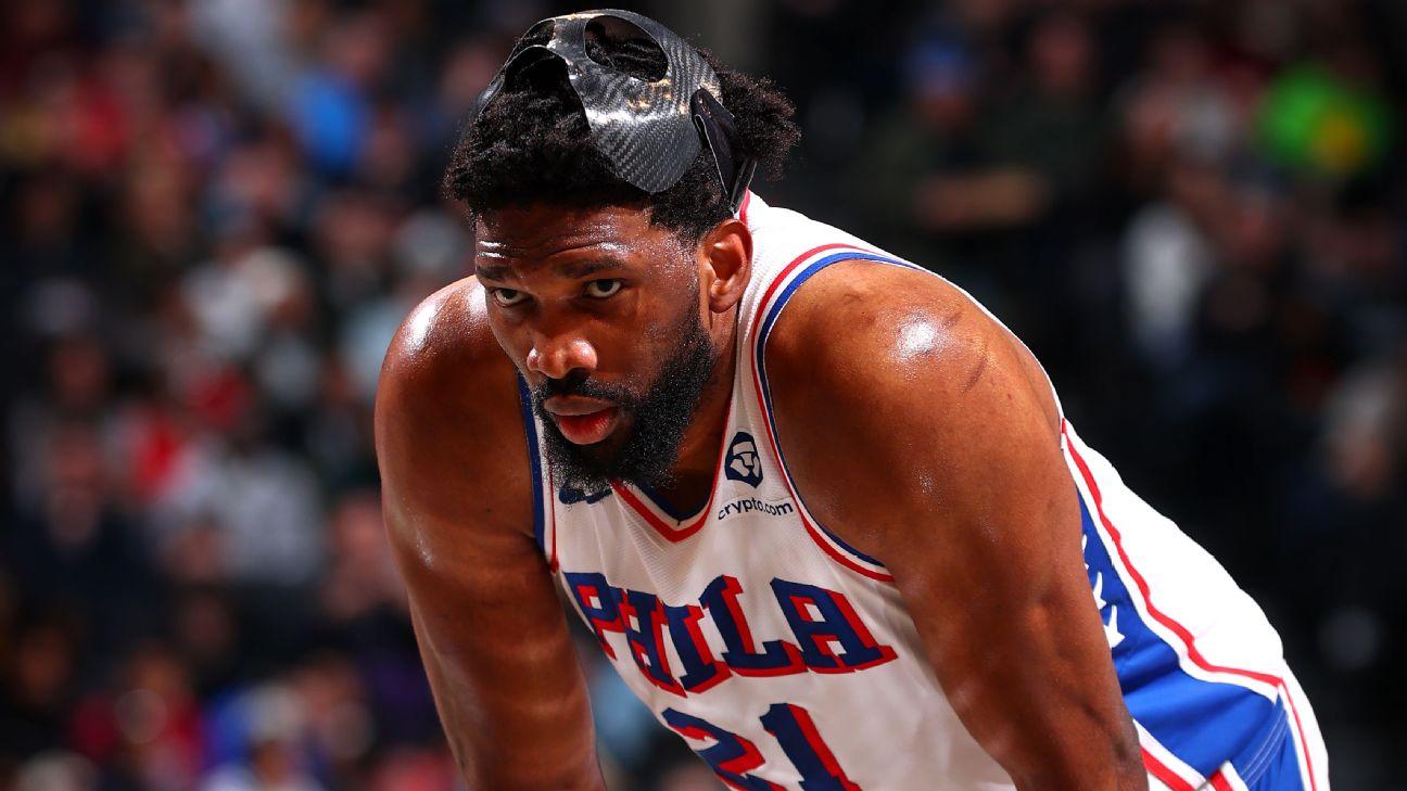 Embiid gets imaging on knee; 76ers mull options