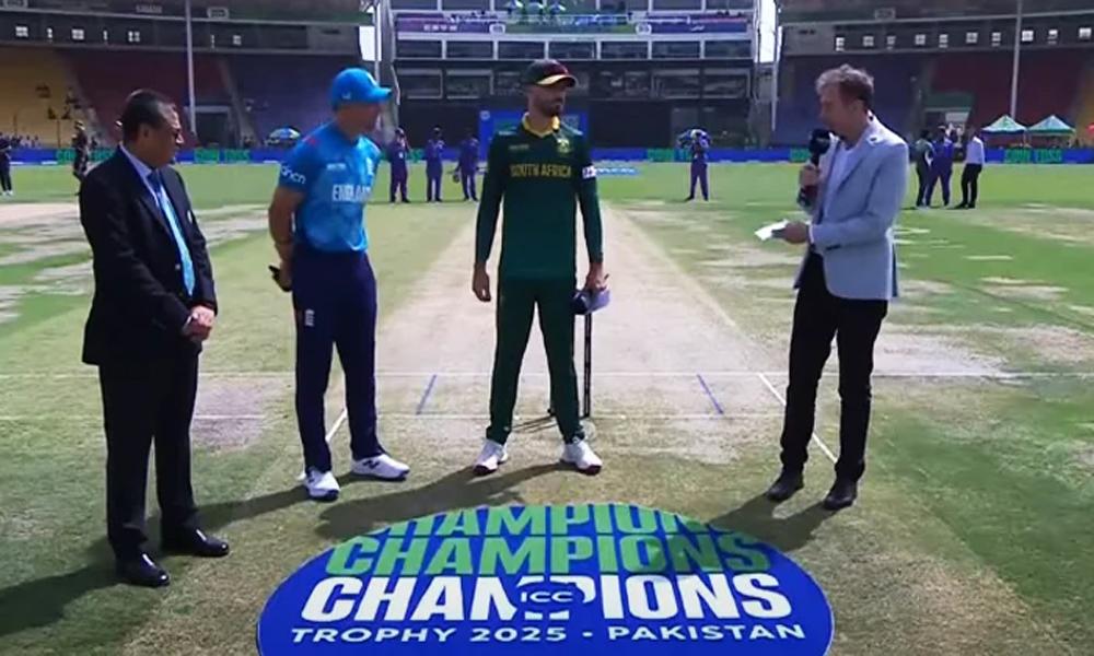 Champions Trophy: England win toss, opt to bat against South Africa