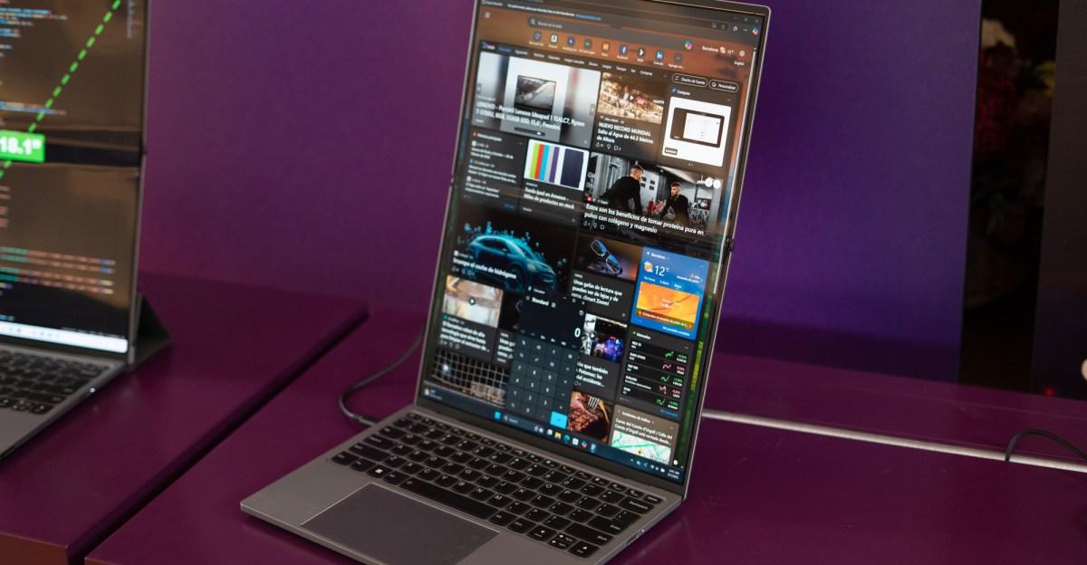 Lenovo’s ThinkBook Flip puts an extra-tall folding display on a laptop