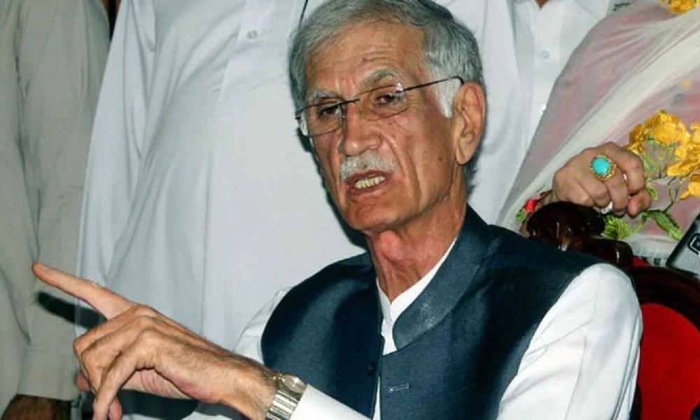 Pervez Khattak confirms heated exchange in party's session, says he demanded his rights