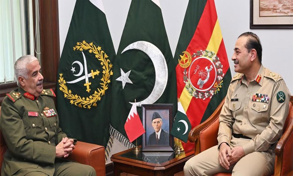 Bahraini National Guard Commander meets COAS Asim Munir