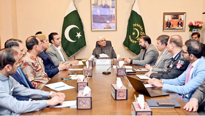 President vows to ensure peace and development in Balochistan