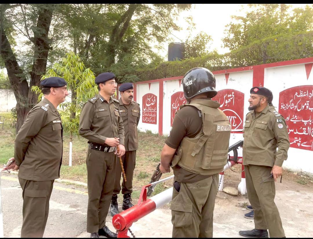 ایسٹر تہوار: ڈی پی او جہلم کا شہر کے مختلف گرجا گھروں کا دورہ،سیکیورٹی انٹظامات کا جائزہ