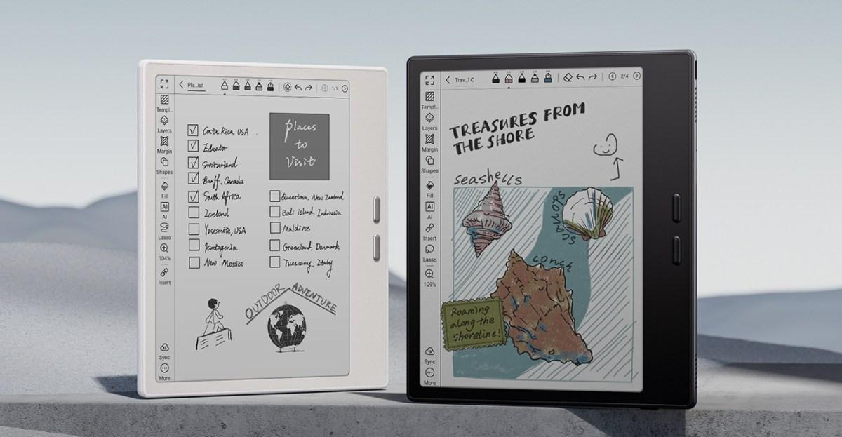 Boox’s newest Android e-readers let you take notes