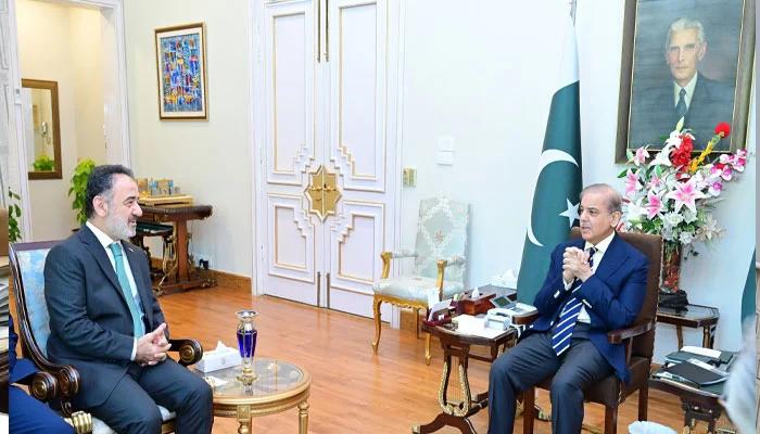 وزیر اعظم شہبازشریف سے ترک سفیر کی ملاقات،پاک بھارت کشیدگی پر تبادلہ خیال