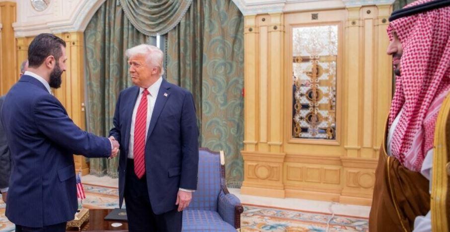 Trump meets Syrian president, says he is looking into normalising ties