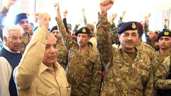 PM Shehbaz visits frontlines of operation Bunyan-um-Marsoos