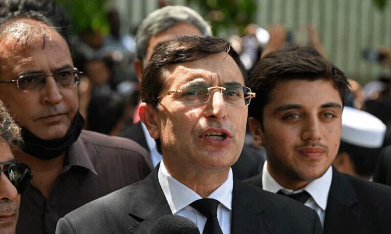چیئرمین پی ٹی آئی بیرسٹر گوہر نے بیک ڈور اور فرنٹ ڈور رابطوں کی تردید کردی